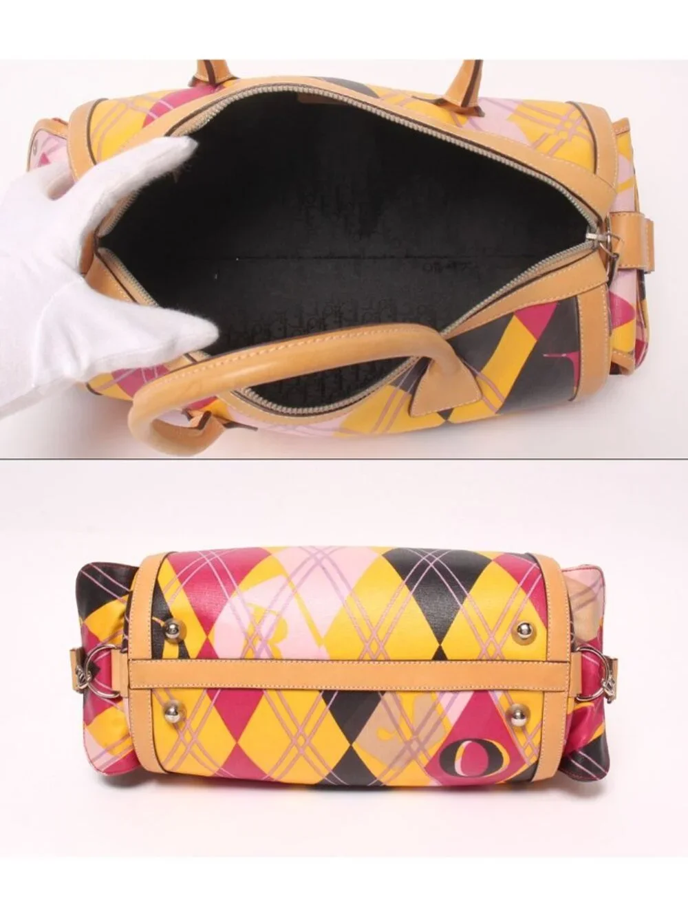 Dior 2-Way Shoulder Bag Crossbody Mini Vintage